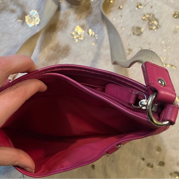 Coach Pink Nylon Crossbody Bag - Picture 7 of 9